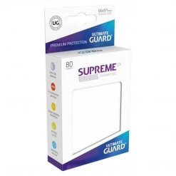 GTS Ultimate Guard Supreme Frosted White Card Sleeves - 80ct