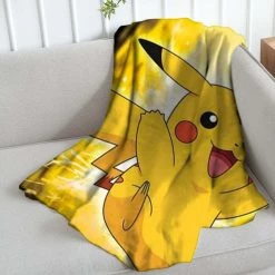 Mily Pokemon Pikachu Throw Blanket Lifestyle