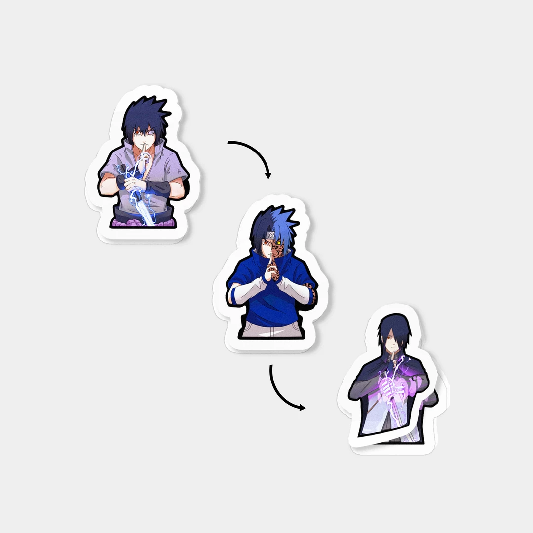 Mily Home Décor Naruto: Shippuden Sasuke Generations Lenticular Sticker 4 Mily Home Décor Naruto: Shippuden Sasuke Generations Lenticular Sticker