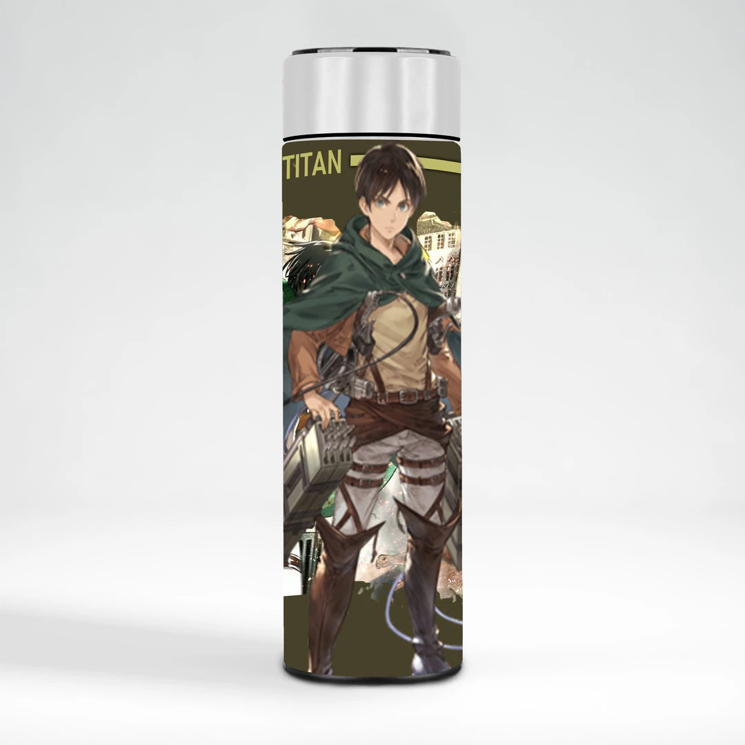 Mily Lifestyle Attack On Titan Eren Temperature Display Thermal Bottle 3 Mily Lifestyle Attack On Titan Eren Temperature Display Thermal Bottle