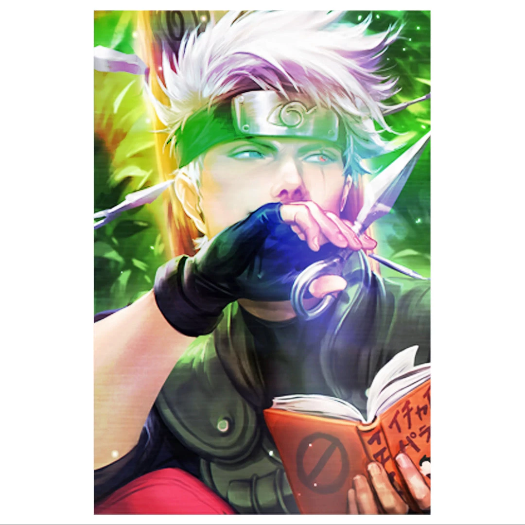 Mily Lifestyle Naruto: Shippuden Kakashi Hatake "5 X 7" Metallic Glossy Art Print 3 Mily Lifestyle Naruto: Shippuden Kakashi Hatake "5 X 7" Metallic Glossy Art Print