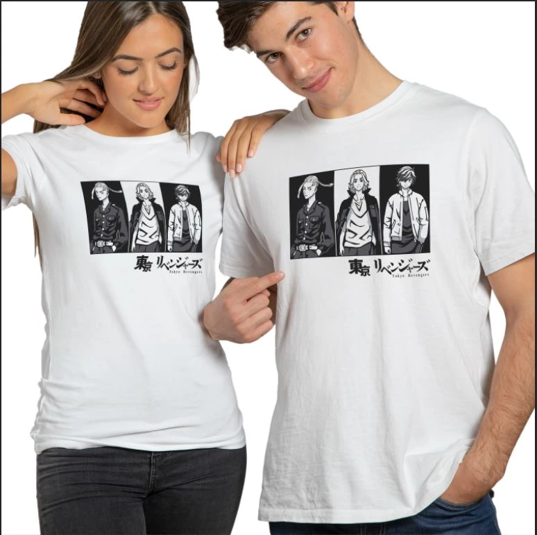 Ink Titan Tokyo Revengers Manjiro Draken Kazutora Panel T-Shirt 4 Ink Titan Tokyo Revengers Manjiro Draken Kazutora Panel T-Shirt
