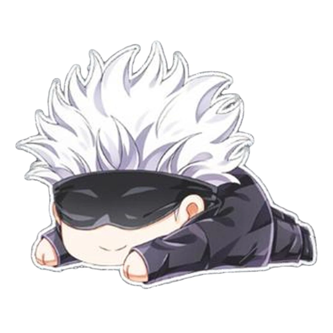 Mily Home Décor Jujutsu Kaisen Gojo Blindfold Laying Down Sticker 3 Mily Home Décor Jujutsu Kaisen Gojo Blindfold Laying Down Sticker