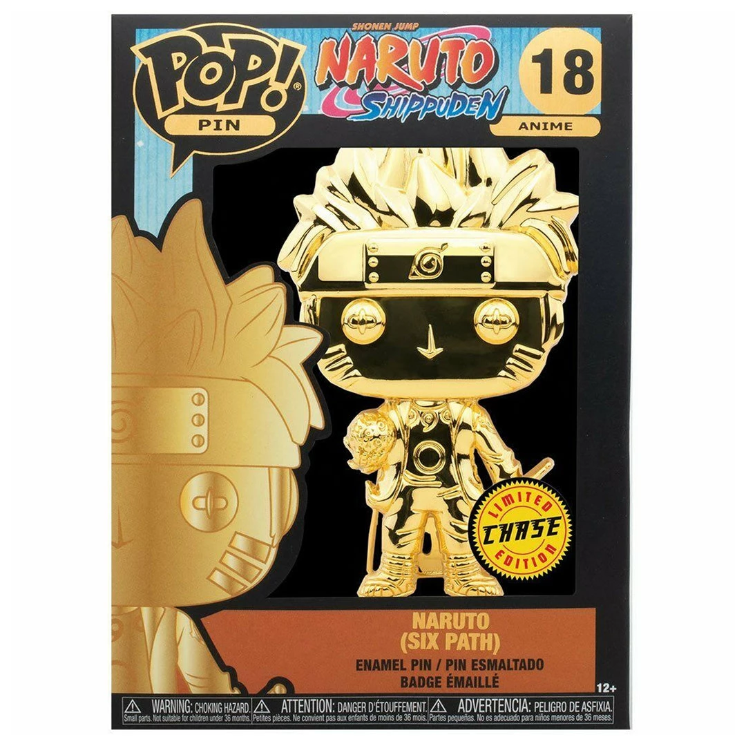 Boxlunch Funko Pop! #18 Naruto Shippuden Naruto Six Path Enamel Pin - Chase Edition 3 Boxlunch Funko Pop! #18 Naruto Shippuden Naruto Six Path Enamel Pin - Chase Edition