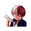 Mily My Hero Academy Todoroki Eating Sticker Home Décor