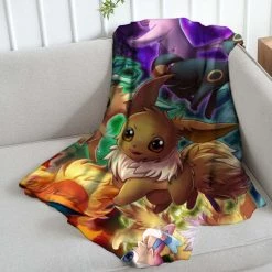 Mily Pokemon Eeveelutions Throw Blanket Lifestyle 9 Mily Pokemon Eeveelutions Throw Blanket Lifestyle