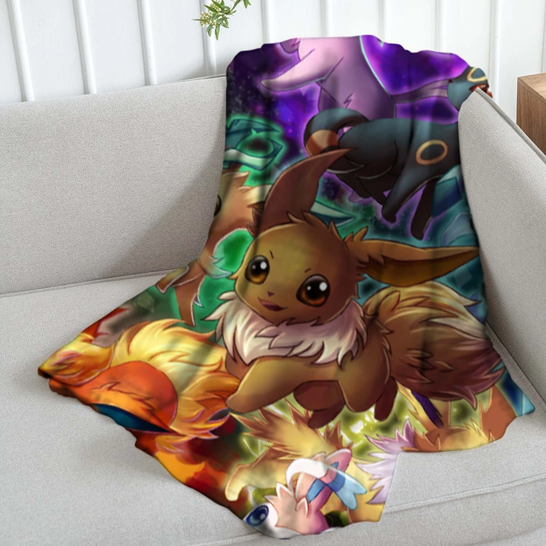 Mily Pokemon Eeveelutions Throw Blanket Lifestyle 6 Mily Pokemon Eeveelutions Throw Blanket Lifestyle