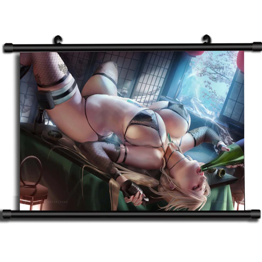 Mily Naruto: Shippuden Tsunade Wild Night 35 X 24 Inch Wall Scroll Poster Ver. 1 Home Décor 3 Mily Naruto: Shippuden Tsunade Wild Night 35 X 24 Inch Wall Scroll Poster Ver. 1 Home Décor