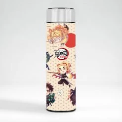 Mily Demon Slayer Chibi Blossoms Temperature Display Thermal Bottle Lifestyle
