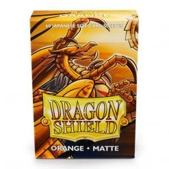 GTS DRAGON SHIELD SLEEVES: JAPANESE MATTE ORANGE - 60CT