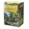 GTS DRAGON SHIELD SLEEVES: MATTE OLIVE - 100CT