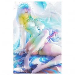 Mily Re:Zero Rem Wedding Dress "5 X 7" Metallic Glossy Art Print