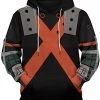Mily My Hero Academia Bakugo Hero Suit Ver. 2 Zip Up Hoodie Apparel