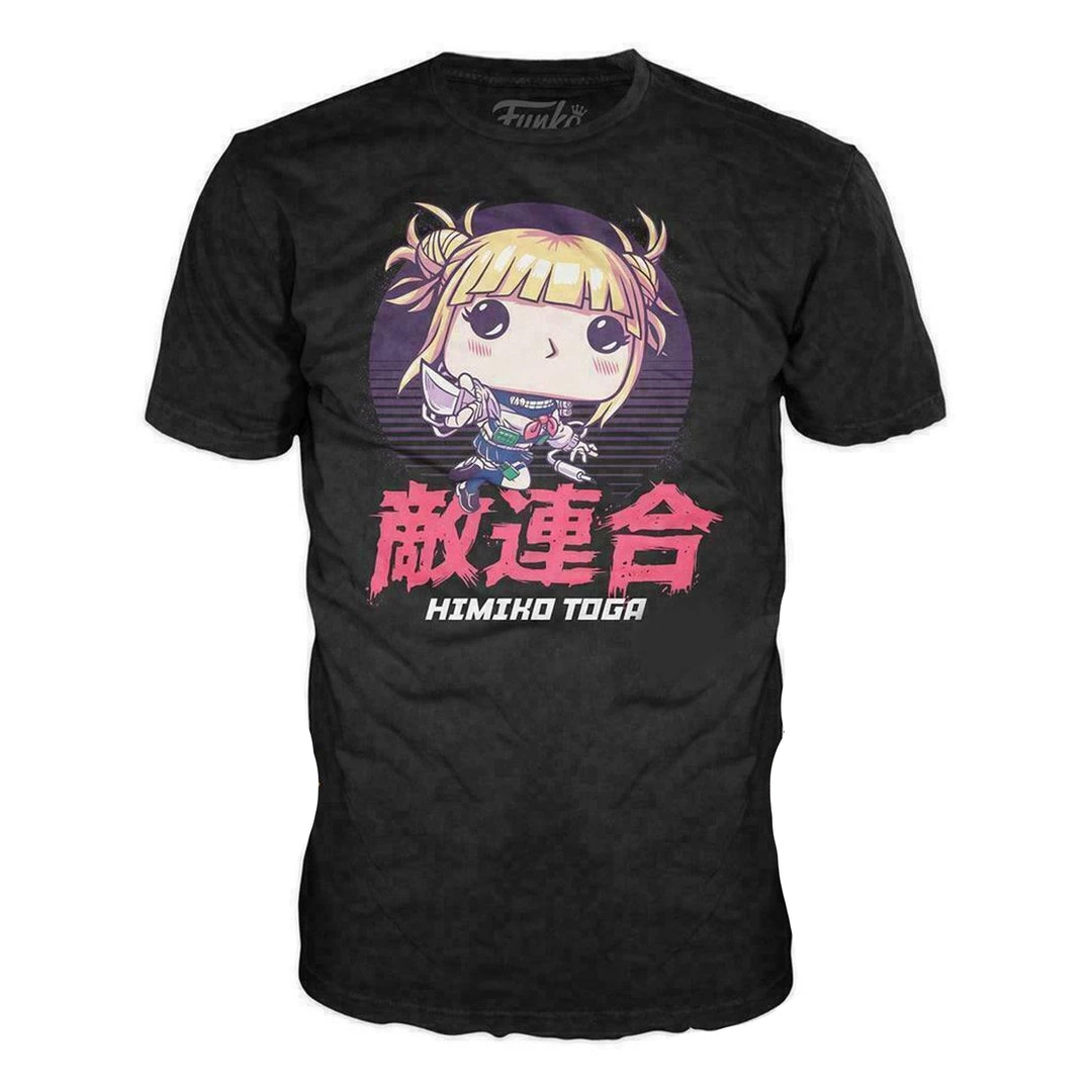 Apparel Funko Pop! My Hero Academia Himiko Toga Unmasked Graphic Tee 3 Apparel Funko Pop! My Hero Academia Himiko Toga Unmasked Graphic Tee