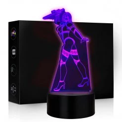 Mily Mortal Kombat Milenna Acrylic LED Lamp Figures