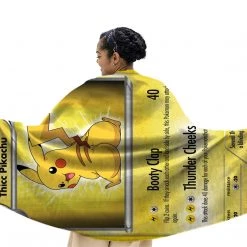 Mily Pokemon Thicc Pikachu Throw Blanket Lifestyle