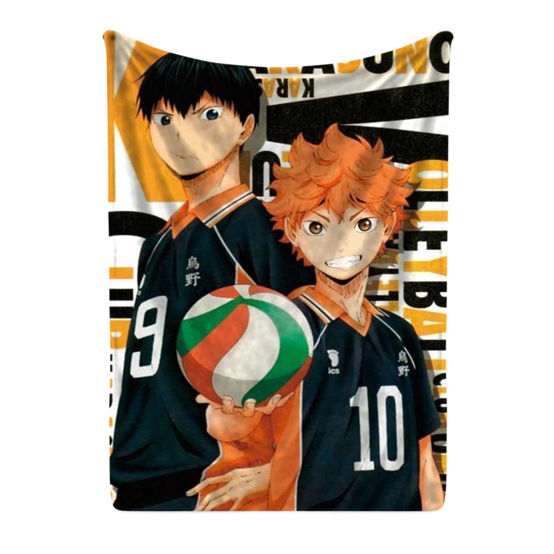Mily Lifestyle Haikyu!! Kageyama And Hinata Throw Blanket 3 Mily Lifestyle Haikyu!! Kageyama And Hinata Throw Blanket