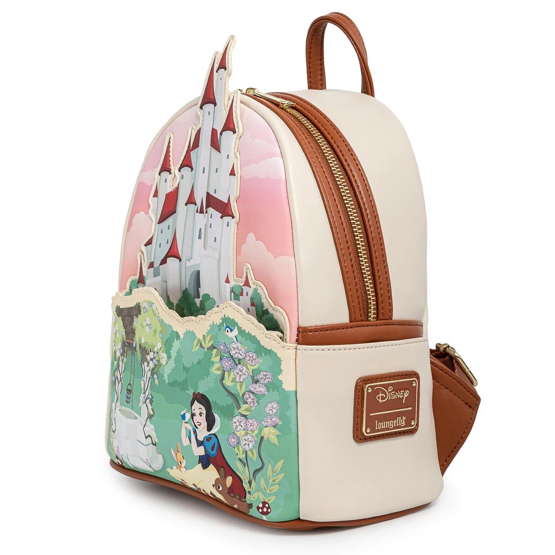 Disney Snow White Castle Series Loungefly Mini Backpack 6 Disney Snow White Castle Series Loungefly Mini Backpack
