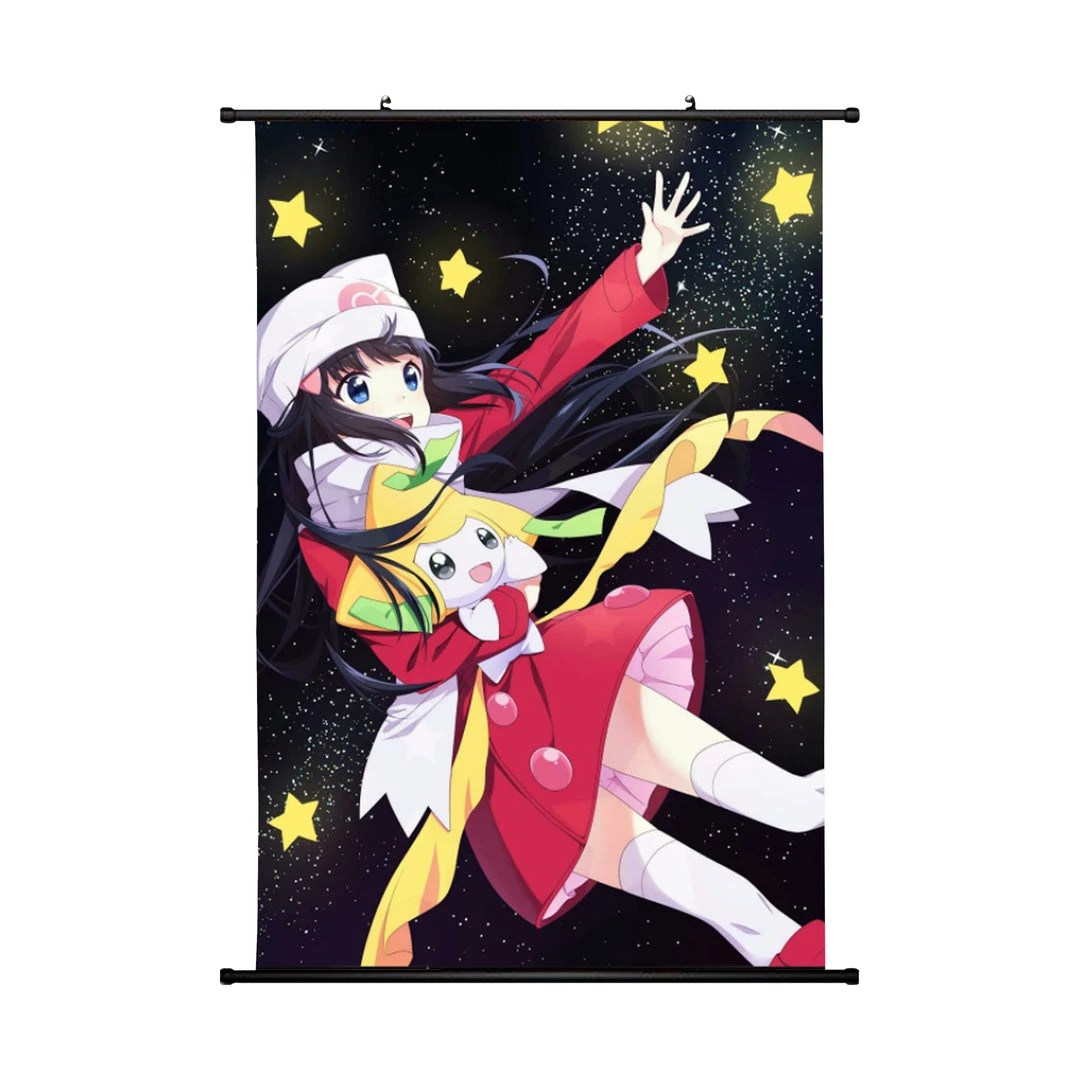 Mily Pokemon Jirachi And Girl 23 X 36 Inch Wall Scroll Poster Home Décor 3 Mily Pokemon Jirachi And Girl 23 X 36 Inch Wall Scroll Poster Home Décor