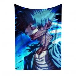 Mily My Hero Academia Dabi Throw Blanket Lifestyle