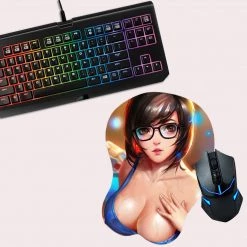 Mily TCG Supplies Overwatch Mei Oppai Mouse Pad