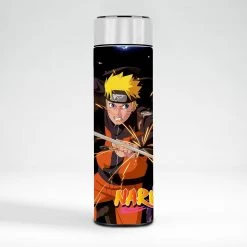 Mily Lifestyle Naruto Shippuden Naruto And Sasuke Temperature Display Thermal Bottle
