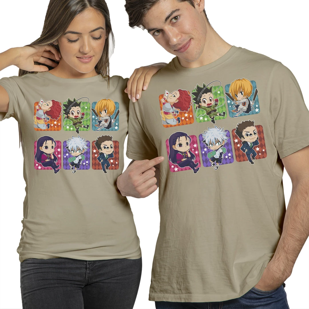 1010 Creative Hunter X Hunter Chibi Crew T-Shirt Apparel 4 1010 Creative Hunter X Hunter Chibi Crew T-Shirt Apparel