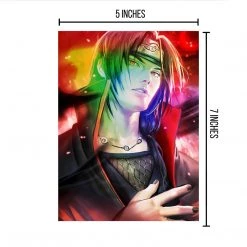 Mily Lifestyle Naruto: Shippuden Itachi Uchiha "5 X 7" Metallic Glossy Art Print