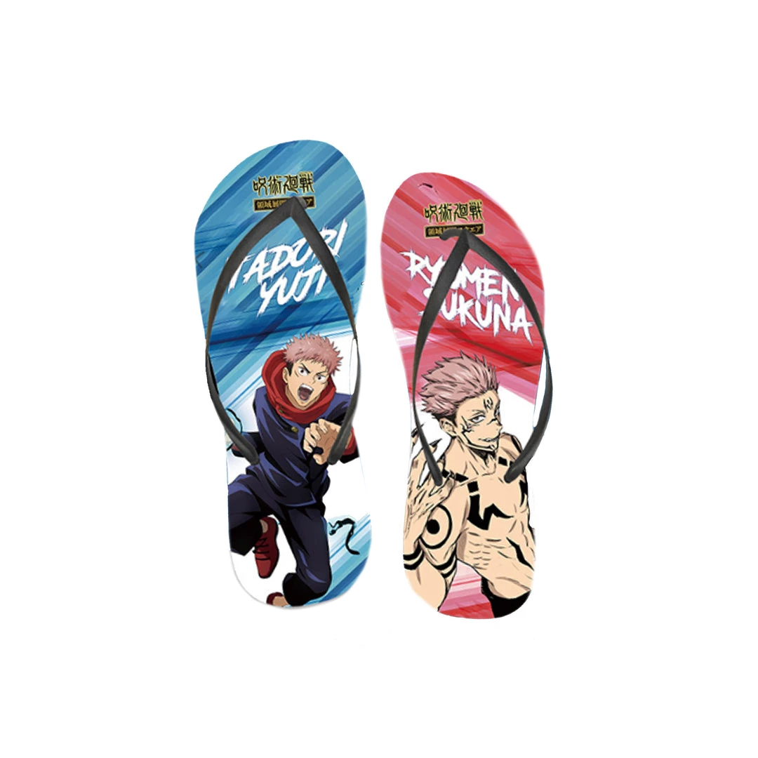 Mily Apparel Jujutsu Kaisen Itadori & Sukuna Flip Flops 4 Mily Apparel Jujutsu Kaisen Itadori & Sukuna Flip Flops