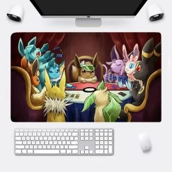 Mily Pokemon Eeveelutions Playing Cards 16 X 35 In Playmat TCG Supplies
