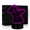 Mily Figures Pokemon Mew Acrylic LED Lamp