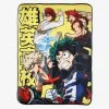 Hot Topic My Hero Academia Yellow Throw Blanket Lifestyle 2 Hot Topic My Hero Academia Yellow Throw Blanket Lifestyle