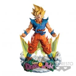 Entertainment Earth Dragon Ball Z Super Master Stars Diorama Super Saiyan Goku Figure (Brush Ver.)