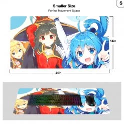 Mily TCG Supplies KonoSuba Darkness, Megumin, & Aqua Playmat