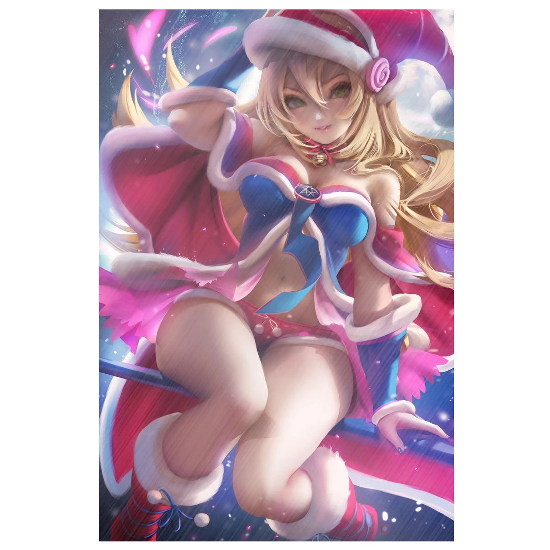 Mily Lifestyle Yu-Gi-Oh! Christmas Dark Magician Girl Pin Up "11 X 17" Aluminum Art Print 3 Mily Lifestyle Yu-Gi-Oh! Christmas Dark Magician Girl Pin Up "11 X 17" Aluminum Art Print