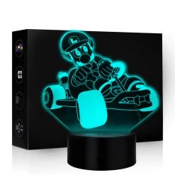 Mily Figures Super Mario Luigi Kart Acrylic LED Lamp
