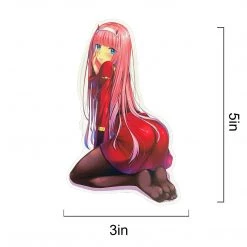 Mily Home Décor Darling In The FranXX Zero Two Kneeling Sticker