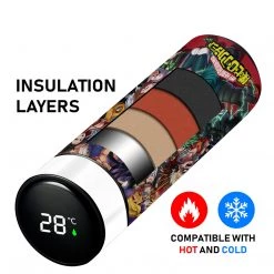 Mily My Hero Academia Characters Temperature Display Thermal Bottle 11 Mily My Hero Academia Characters Temperature Display Thermal Bottle