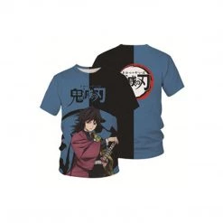 Mily Demon Slayer Giyu Split Color Jersey Apparel