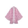Mily Demon Slayer Nezuko Haori Sheer Women's Robe Apparel