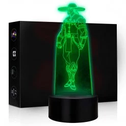 Mily Mortal Kombat Kung Lao MK3 Art Acrylic LED Lamp
