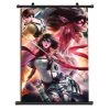 Mily Home Décor Attack On Titan Levi, Titan Eren, & Mikasa 23 X 36 Wall Scroll Poster