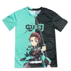 Mily Demon Slayer Tanjiro Green Spirit Jersey