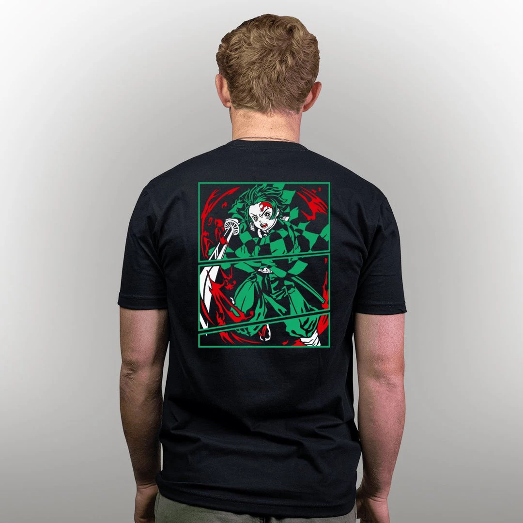 Ink Titan Demon Slayer Tanjiro Water Breathing T-Shirt Apparel 5 Ink Titan Demon Slayer Tanjiro Water Breathing T-Shirt Apparel
