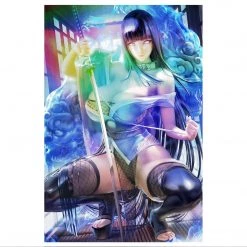 Mily Lifestyle Naruto: Shippuden Hinata Hyuga "5 X 7" Metallic Glossy Art Print