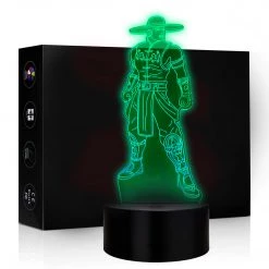 Mily Mortal Kombat Kung Lao MK9 Acrylic LED Lamp Figures