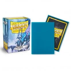 GTS TCG Supplies DRAGON SHIELD CARD SLEEVES: MATTE PETROL (BOX OF 100)