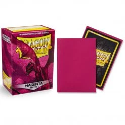 GTS DRAGON SHIELD CARD SLEEVES: MATTE MAGENTA (BOX OF 100) TCG Supplies