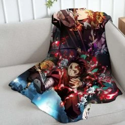 Mily Lifestyle Demon Slayer: Mugen Train Throw Blanket
