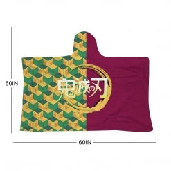 Mily Lifestyle Demon Slayer Giyu Throw Poncho